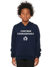 Load image into Gallery viewer, Continue Courageously Hoodie — Bold. Brave. Built Different.