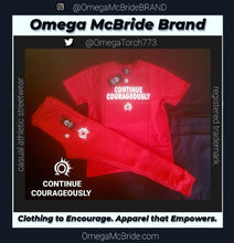 Load image into Gallery viewer, OmegaTorch Jumpshot Joggers Set with Continue Courageously Proactive Graphic Tee
